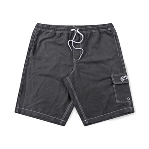 SWANS CARGO 21" SWIM TRUNK // BLACK