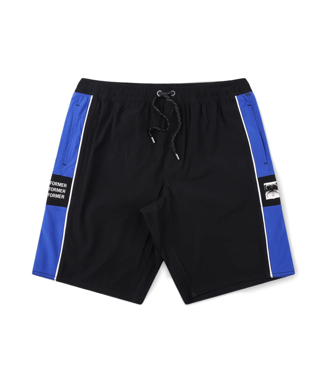 TEAM 20" SWIM TRUNK // BLACK/COBALT