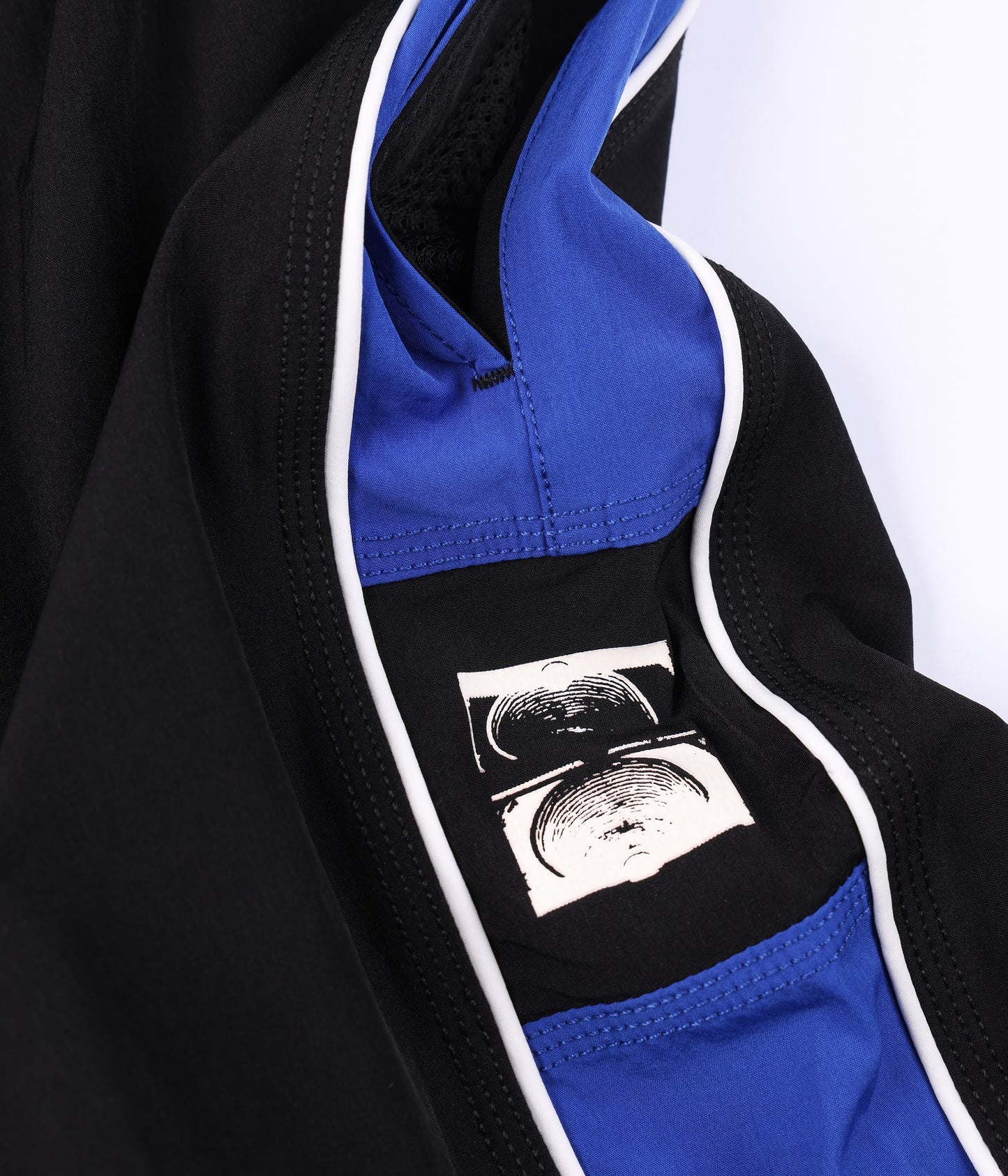 TEAM 20" SWIM TRUNK // BLACK/COBALT