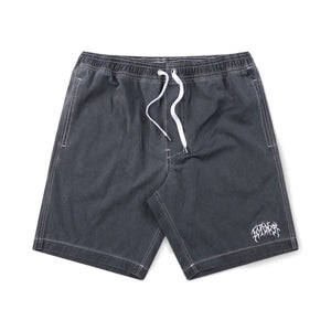 SWANS 18" SWIM SHORT // BLACK