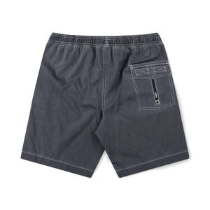 SWANS 18" SWIM SHORT // BLACK