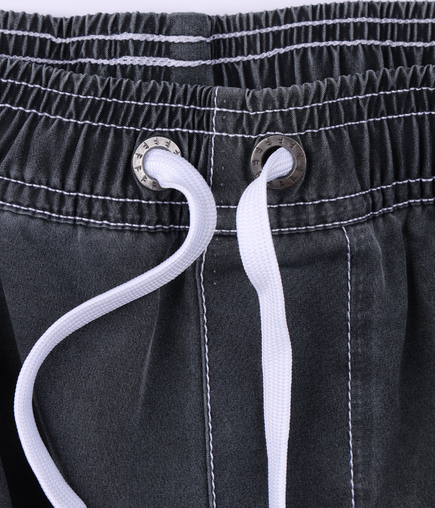 SWANS 18" SWIM SHORT // BLACK