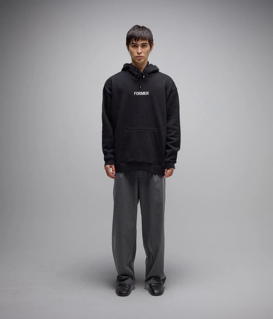 LEGACY EMB HOOD // BLACK