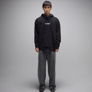 LEGACY EMB HOOD // BLACK