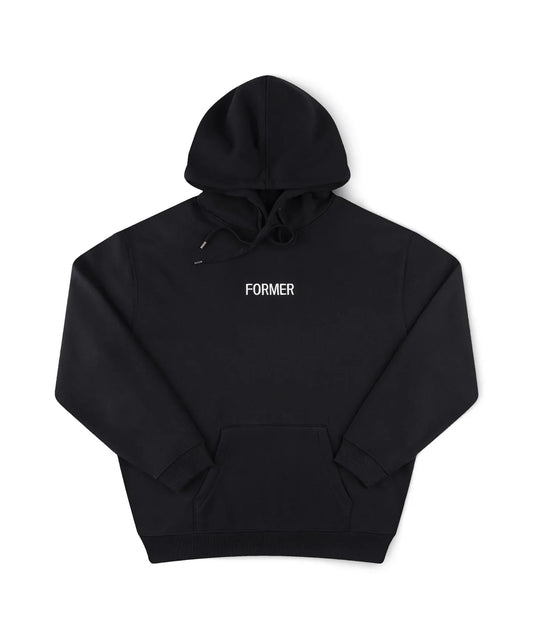 LEGACY EMB HOOD // BLACK