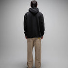 ENIGMA PATCH HOOD // BLACK