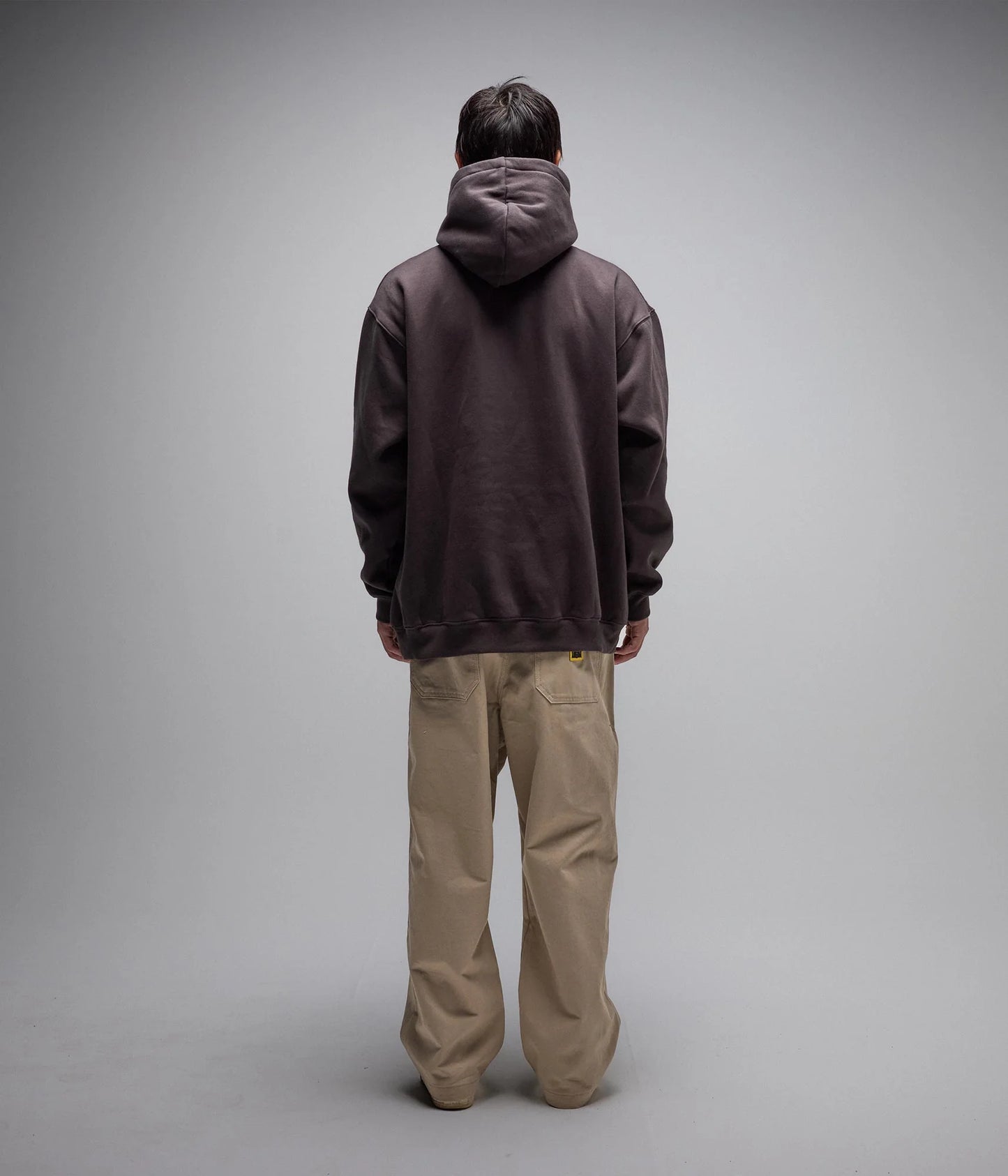 SLACK HOOD // WORN BLACK