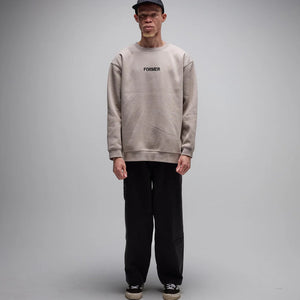 LEGACY EMBROID CREW // GREY