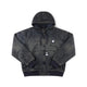 ENIGMA HOODED DENIM JACKET // DARK BLUE