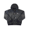 ENIGMA HOODED DENIM JACKET // DARK BLUE