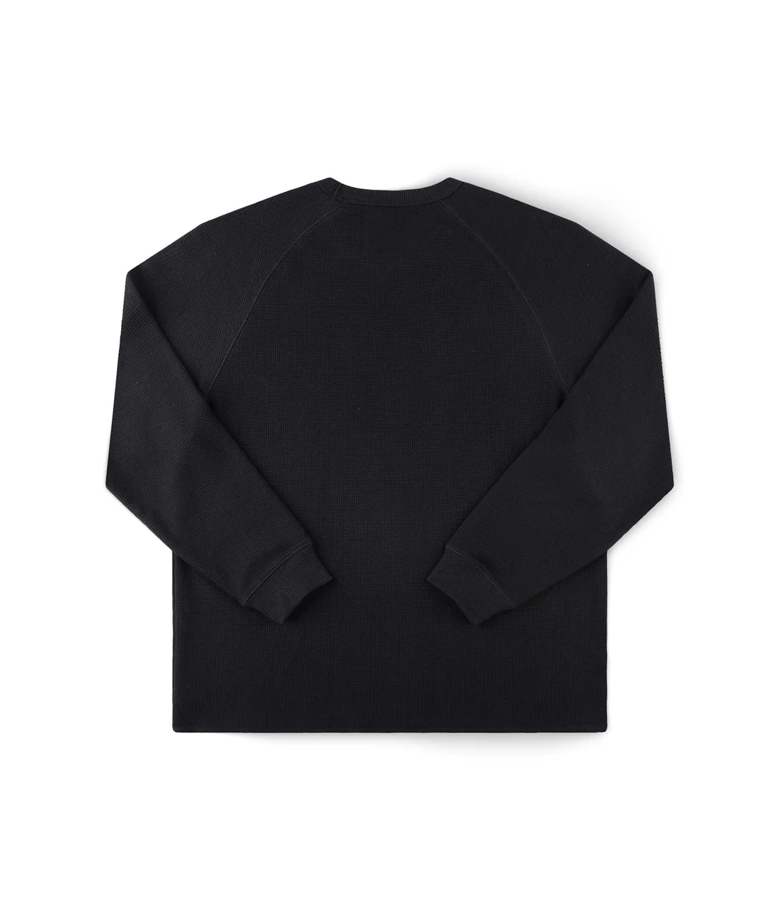 AG RAGLAN WAFFLE // BLACK