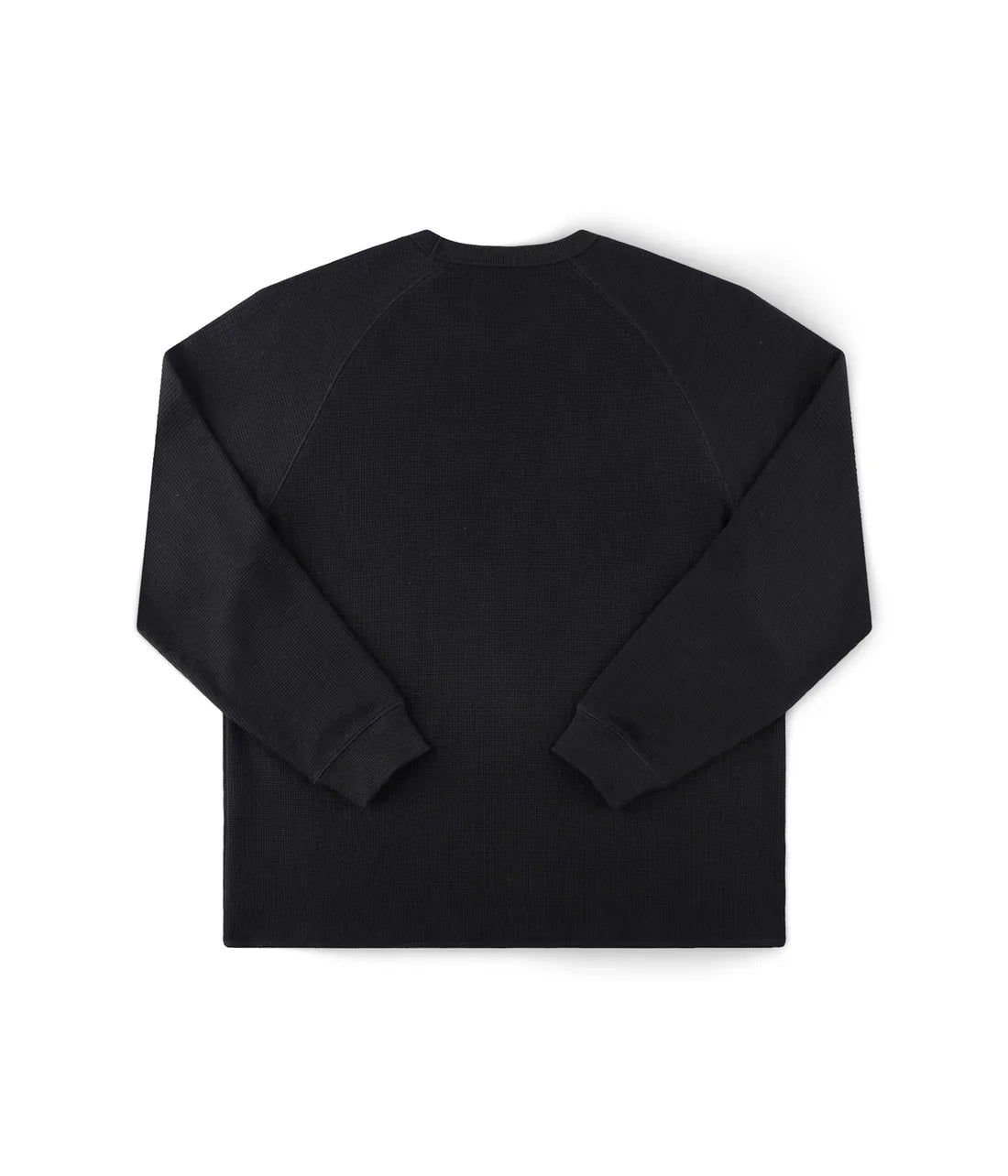 AG RAGLAN WAFFLE // BLACK