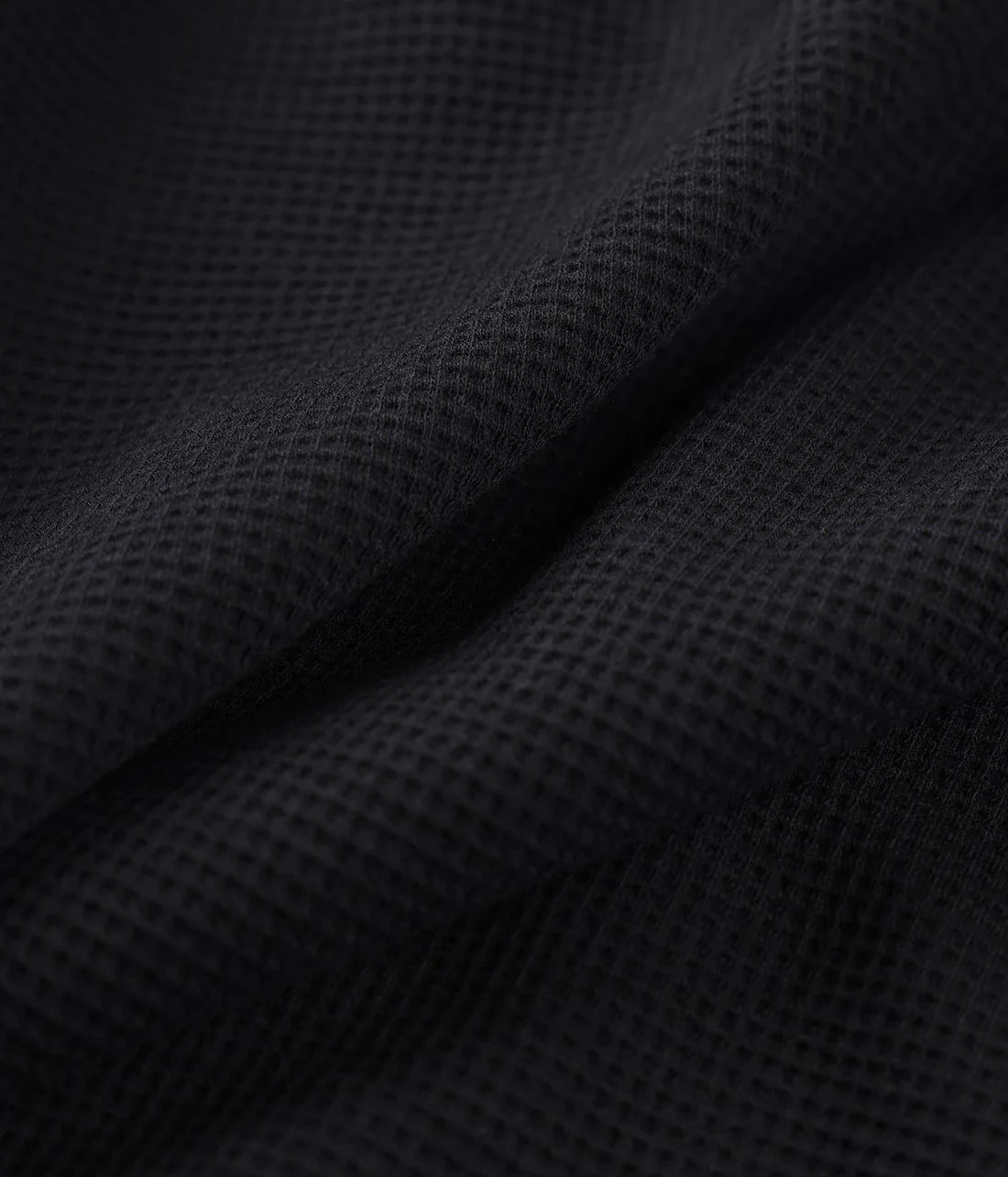 AG RAGLAN WAFFLE // BLACK