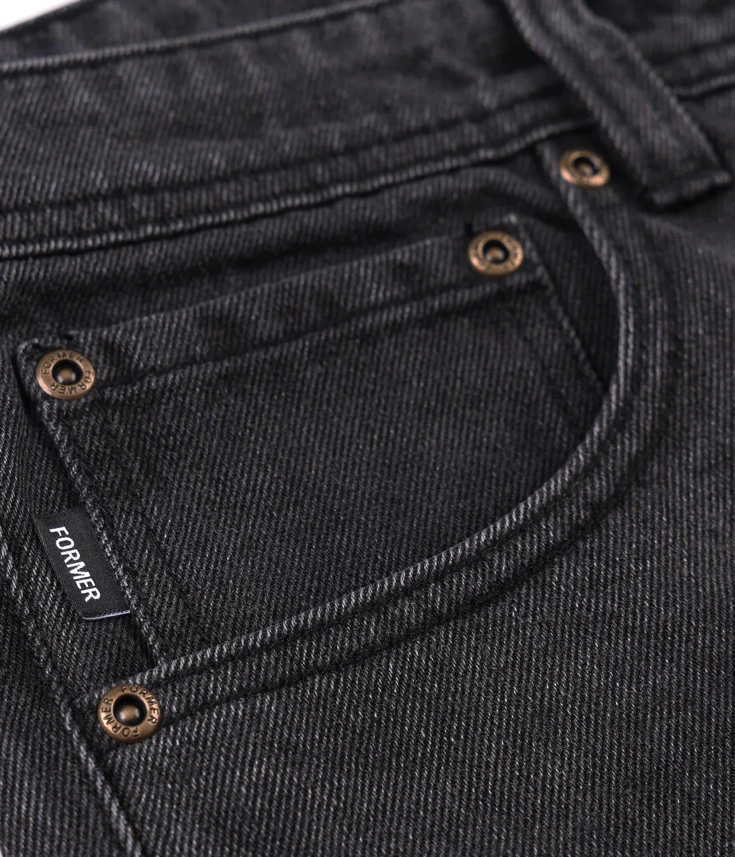 CRUX DENIM PANT // WASHED BLACK