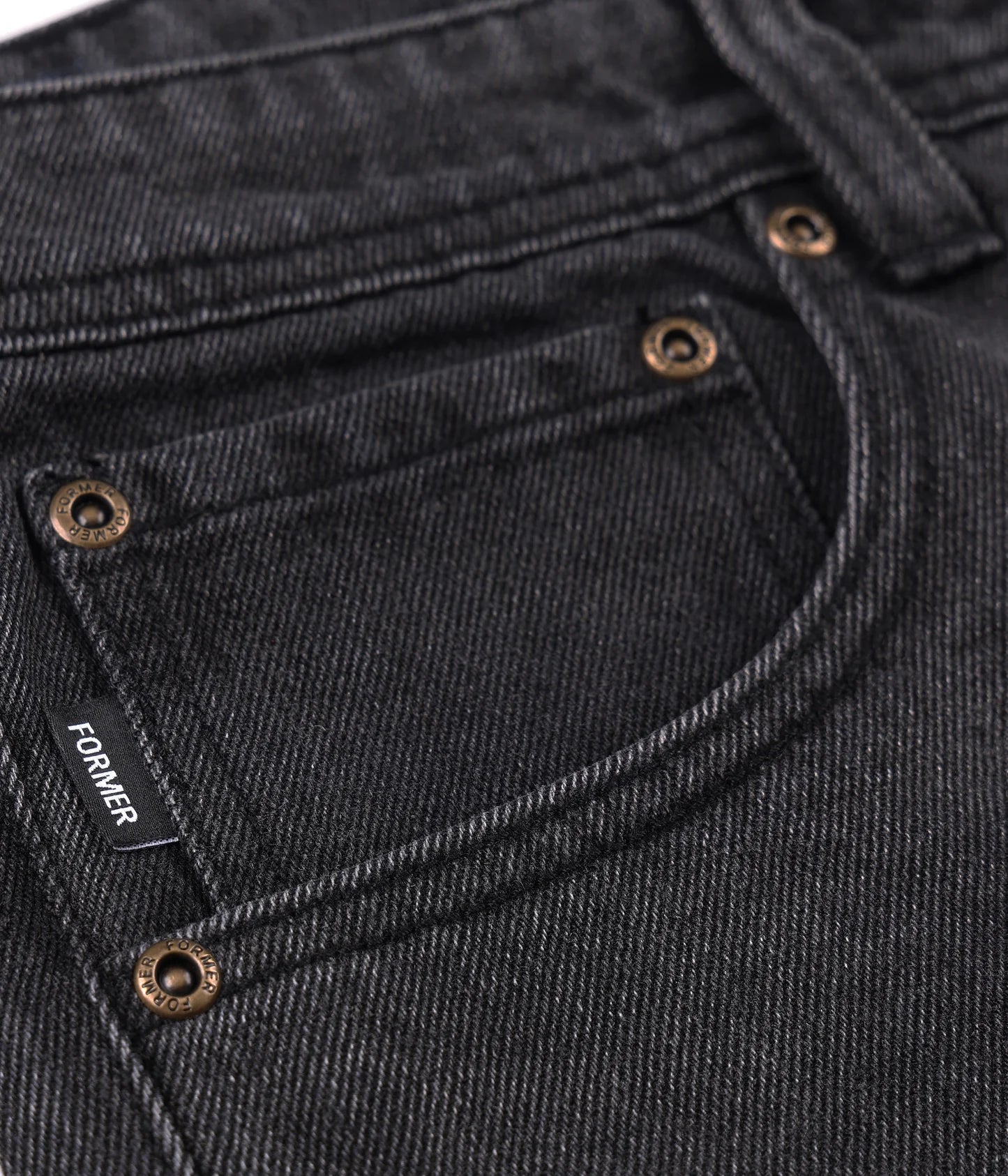CRUX DENIM PANT // WASHED BLACK