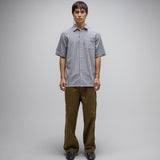 REYNOLDS STRIPE SS SHIRT // BONE/NAVY