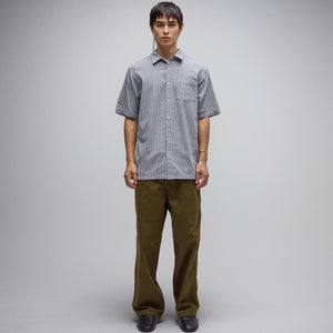 REYNOLDS STRIPE SS SHIRT // BONE/NAVY