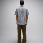 REYNOLDS STRIPE SS SHIRT // BONE/NAVY