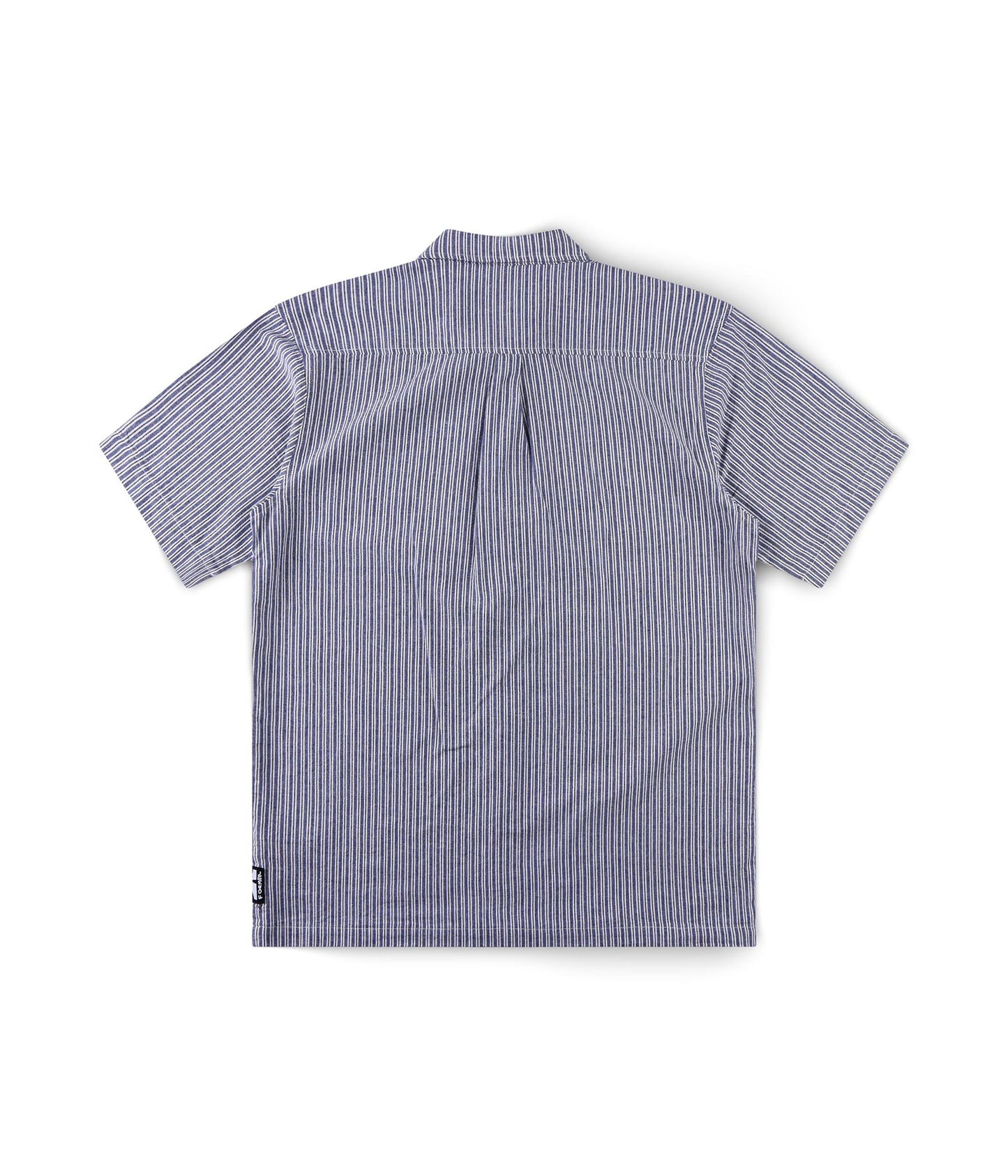 REYNOLDS STRIPE SS SHIRT // BONE/NAVY