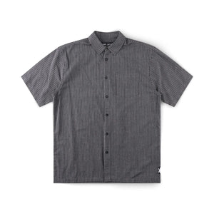 REYNOLDS STRIPE SS SHIRT // WORN BLACK