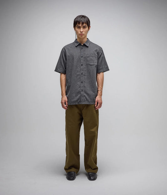 REYNOLDS STRIPE SS SHIRT // WORN BLACK