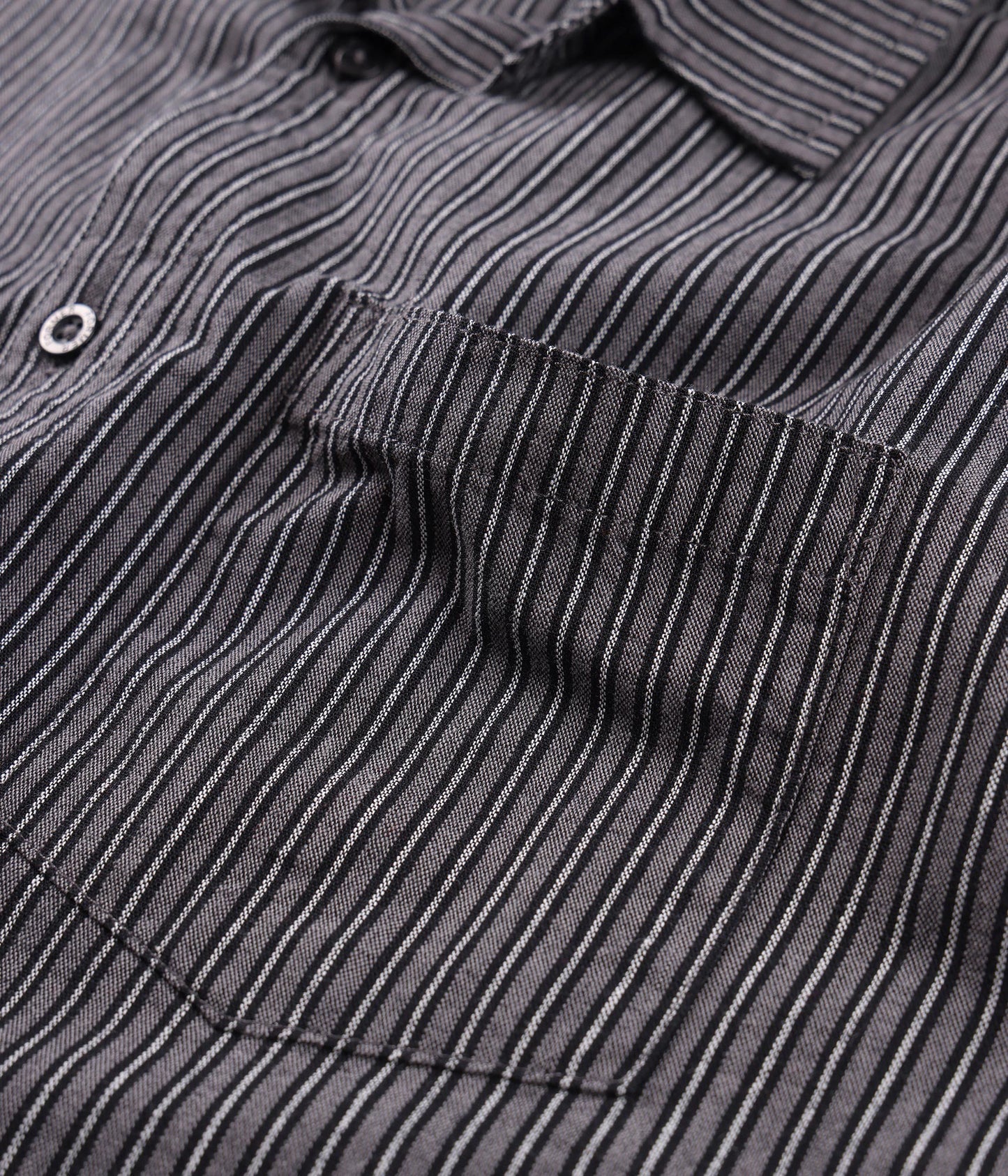 REYNOLDS STRIPE SS SHIRT // WORN BLACK