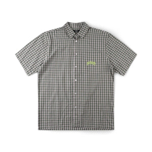 VIVIAN CHECK SS SHIRT // PINE