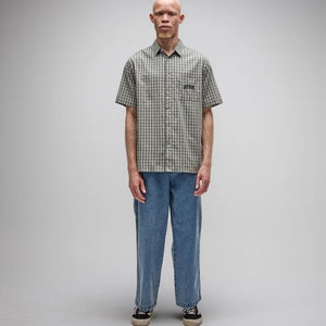 VIVIAN CHECK SS SHIRT // PINE