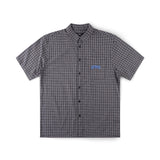 VIVIAN CHECK SS SHIRT // WORN BLACK