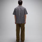 VIVIAN CHECK SS SHIRT // WORN BLACK