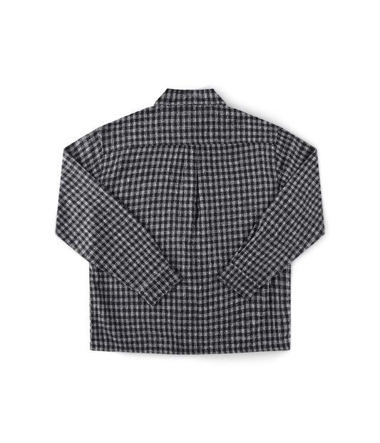 VIVIAN FLANNEL LS SHIRT // WORN BLACK