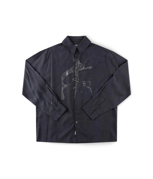 VIVIAN LS SHIRT // SACRIFICE BLACK