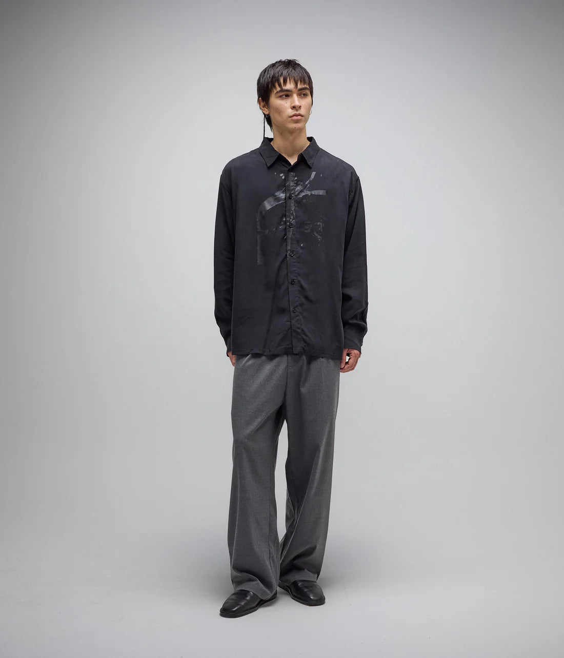 VIVIAN LS SHIRT // SACRIFICE BLACK