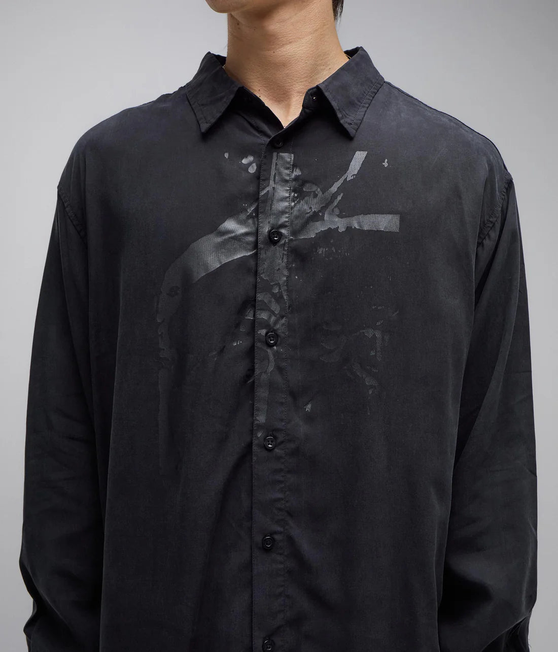 VIVIAN LS SHIRT // SACRIFICE BLACK