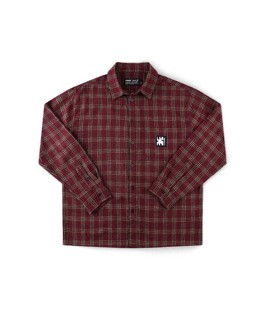REYNOLDS FLANNEL LS SHIRT // RED