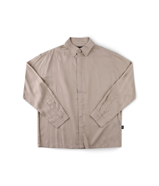 AG VIVIAN BOXY LS SHIRT // CREAM
