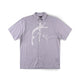 VIVIAN BOXY STRIPE SS SHIRT // GREY