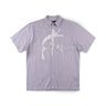 VIVIAN BOXY STRIPE SS SHIRT // GREY