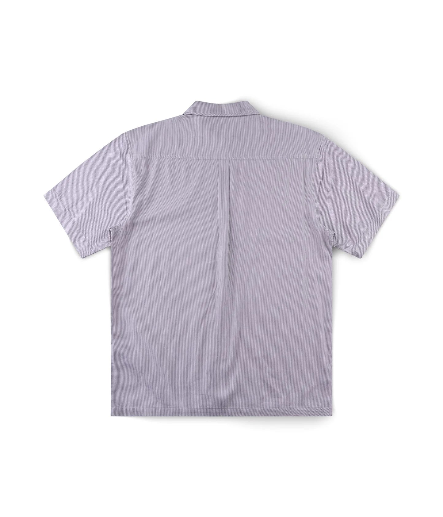 VIVIAN BOXY STRIPE SS SHIRT // GREY
