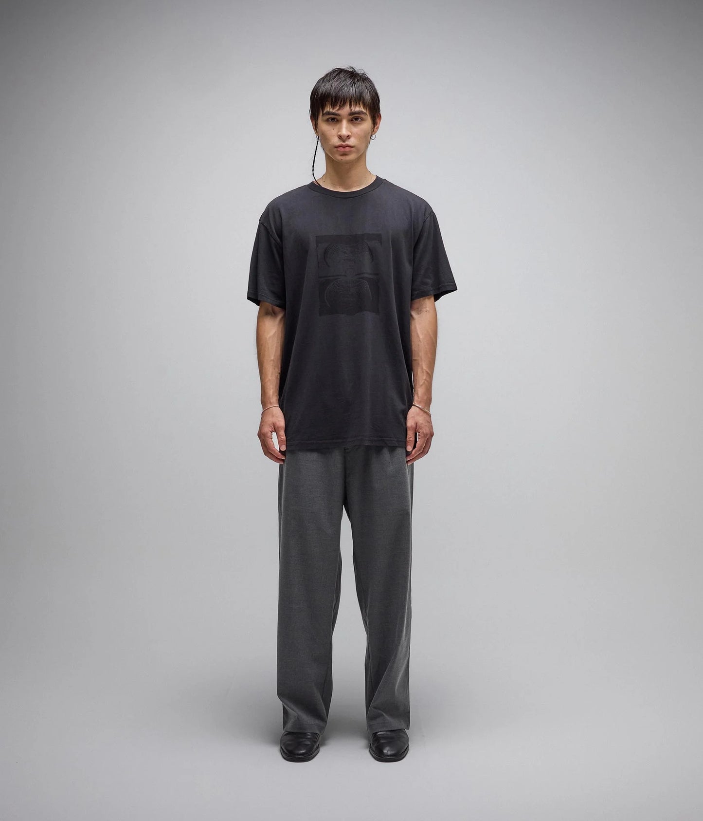 CRUX OVERDYE T-SHIRT // WASHED BLACK