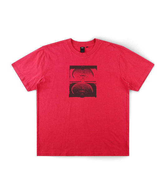 CRUX OVERDYE T-SHIRT // WASHED CHERRY