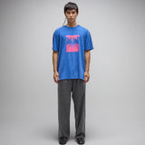 CRUX OVERDYE T-SHIRT // WASHED COBALT