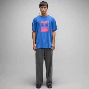CRUX OVERDYE T-SHIRT // WASHED COBALT
