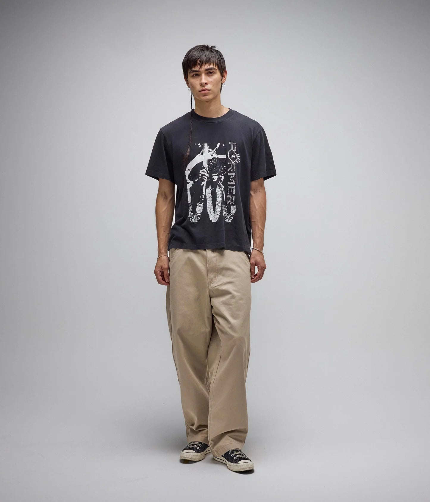 SACRIFICE SHRUNKEN T-SHIRT // WASHED BLACK