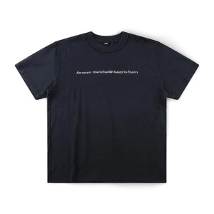 BURN T-SHIRT // BLACK