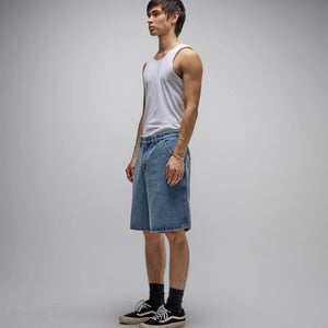 REYNOLDS 21" DENIM WALKSHORT // MID BLUE