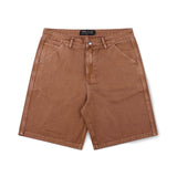 REYNOLDS 21” OVERDYE DENIM WALKSHORT // WASHED BROWN
