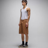 REYNOLDS 21” OVERDYE DENIM WALKSHORT // WASHED BROWN