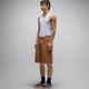 REYNOLDS 21” OVERDYE DENIM WALKSHORT // WASHED BROWN