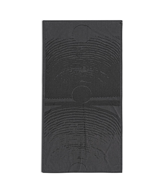 CRUX BEACH TOWEL // BLACK CHARCOAL